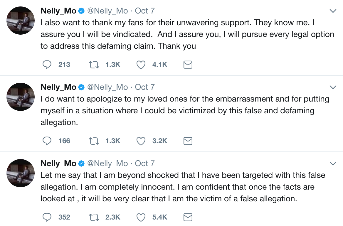 Everything We Know About Nelly's Rape Allegations
